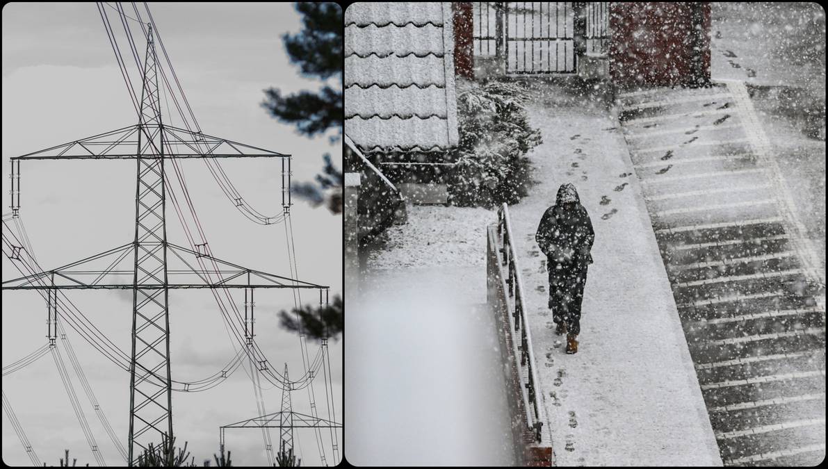 Tysiące ludzi bez prądu w trzech województwach. Śnieg uszkodził linie energetyczne