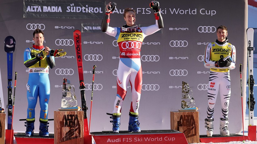 Alpejski PŚ: Marco Odermatt wygrał trzeci slalom gigant w sezonie