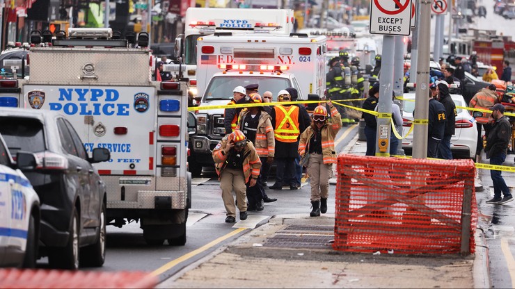 Nowy Jork: strzelanina w metrze. Co najmniej 16 osób rannych