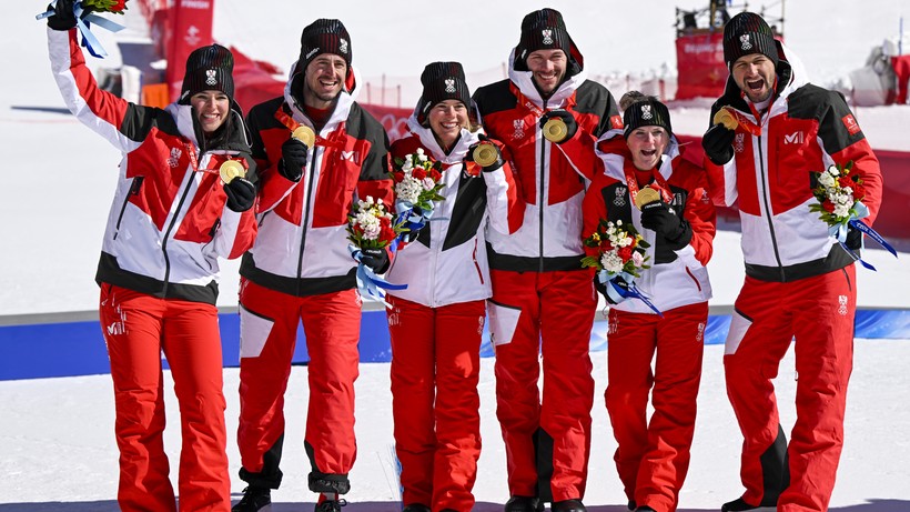 Pekin 2022: Złoty medal dla Austrii w rywalizacji drużyn mieszanych, Polska dziesiąta