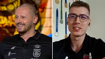 Dw&oacute;ch mężczyzn w strojach sportowych.