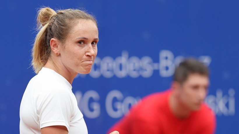 WTA w Gdyni: Ćwierćfinałowy mecz Katarzyny Kawy będzie dokończony w sobotę