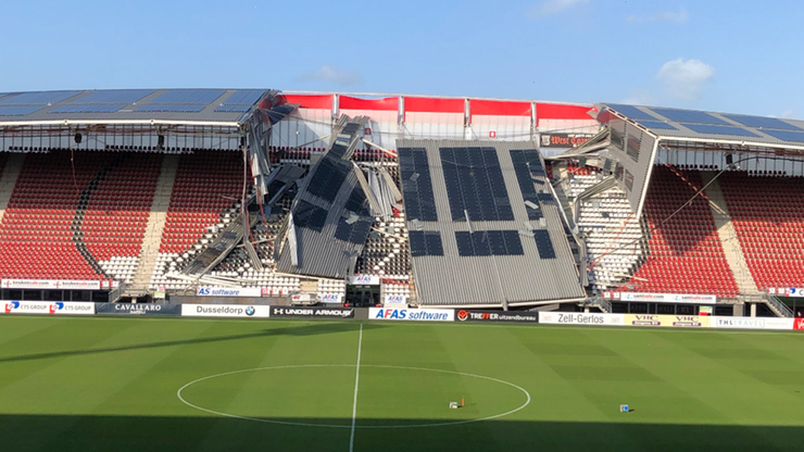 Zawalił się dach na stadionie AZ Alkmaar