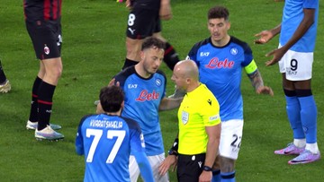 Marciniak w centrum uwagi. Czy był rzut karny w meczu Napoli - Milan? (WIDEO)