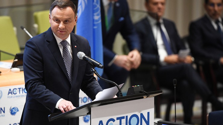 Prezydent: Polska przystępuje do deklaracji dot. wzmocnienia operacji pokojowych ONZ