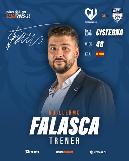 Steam Hemarpol Politechnika Częstochowa - skład na nowy sezon 2025/2026. Siatkarze, trener, transfery