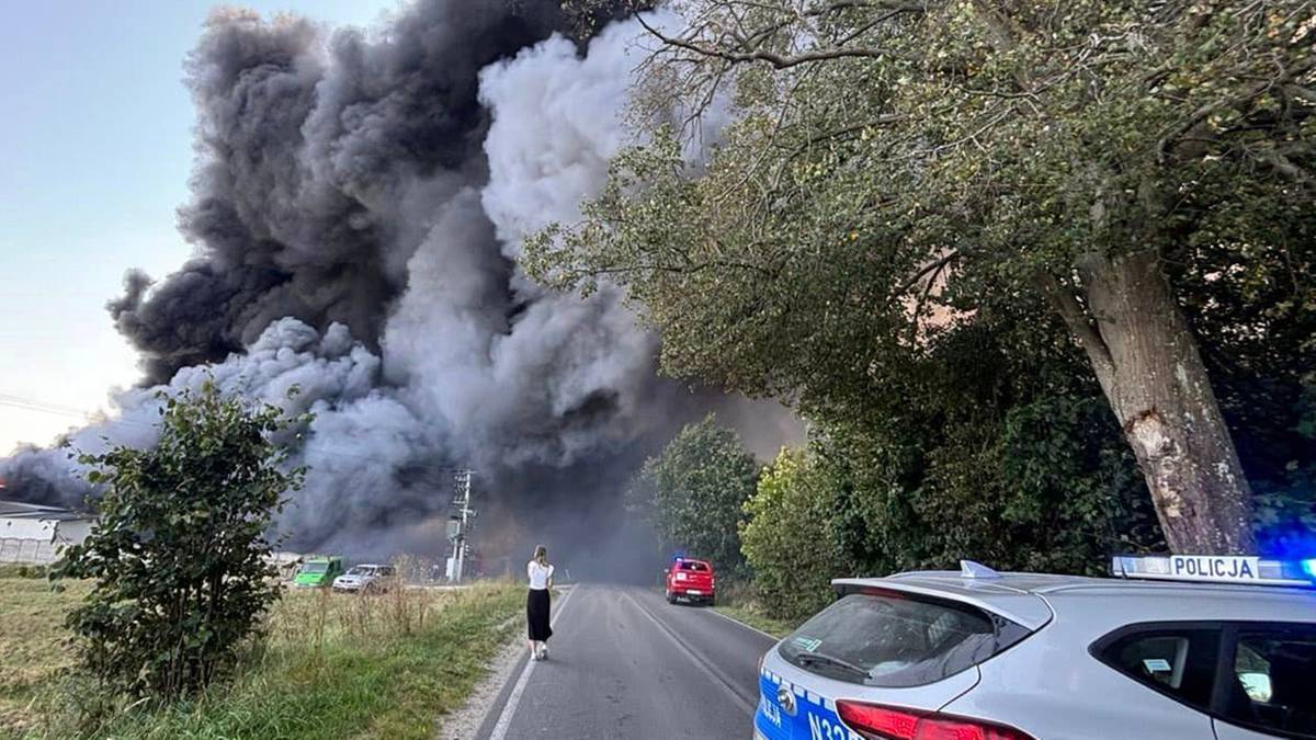 Wielki pożar na Pomorzu. 20 zastępów straży w akcji