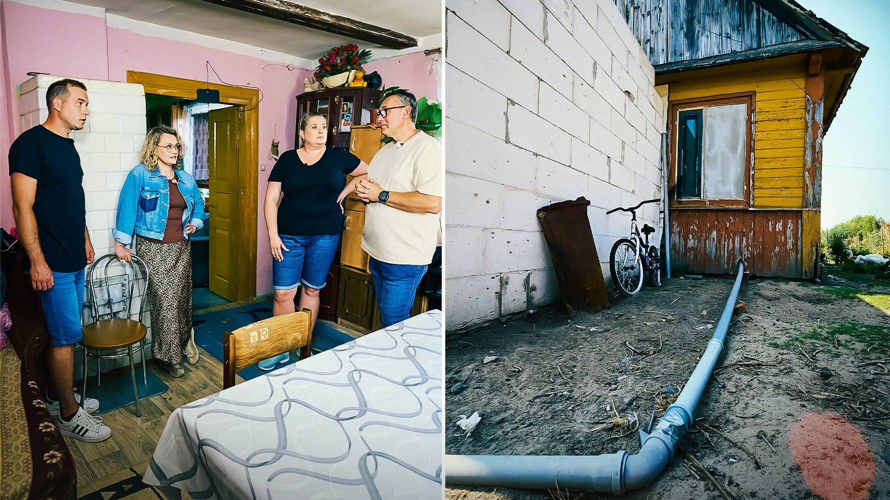 Mandaryna visits Pani Dorota's family in Nasz Nowy Dom episode