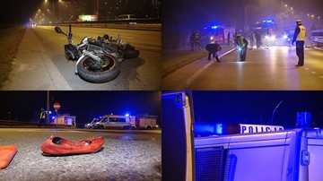 Wejherowo: motocyklista potrącił pieszą. Oboje nie żyją