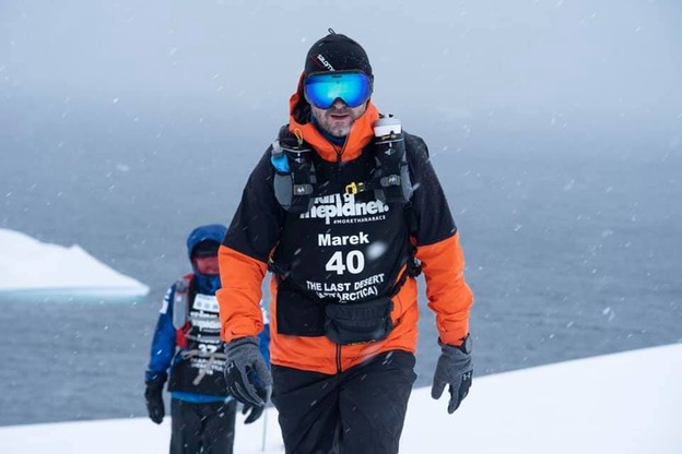 Marek Rybiec na Antarktydzie 