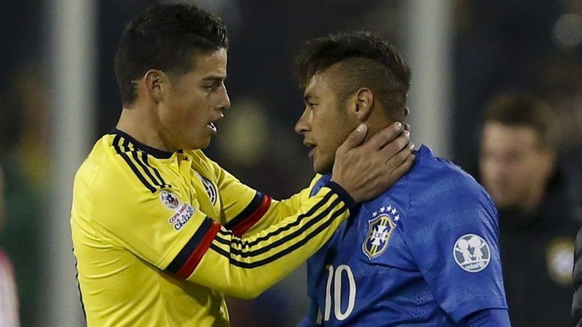 Polka rozpaliła piłkarzy. Neymar i James Rodriguez wysłali jej zaproszenia na randki!