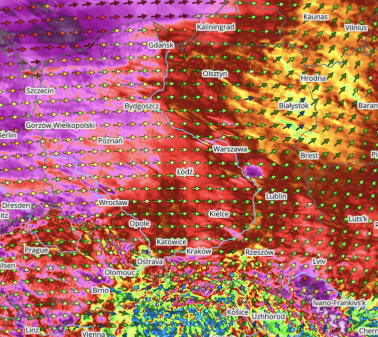 fot za: mapy.meteo.pl (UM, 1,5 km)