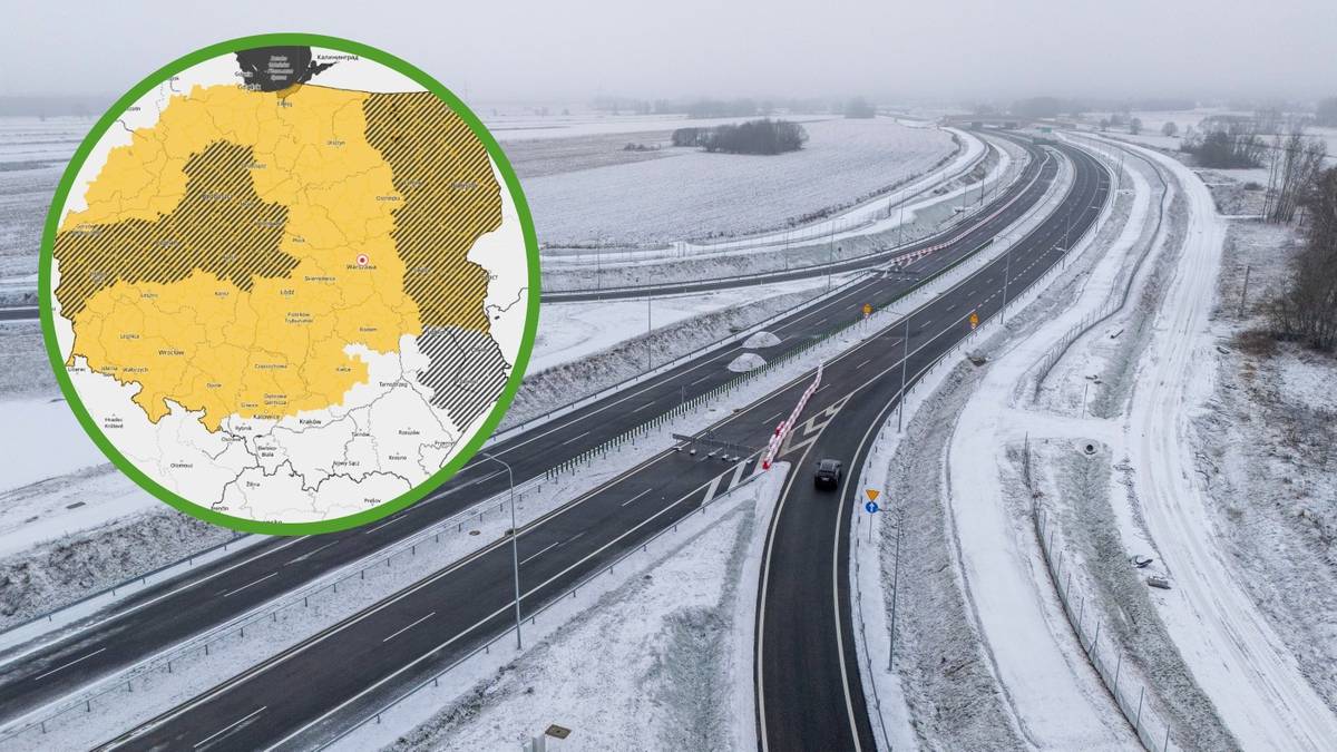 Uwaga, będzie bardzo ślisko! Ostrzeżenie dotyczy 13 województw