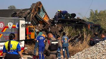 Katastrofa kolejowa w Tajlandii. Zginęło ponad 20 osób