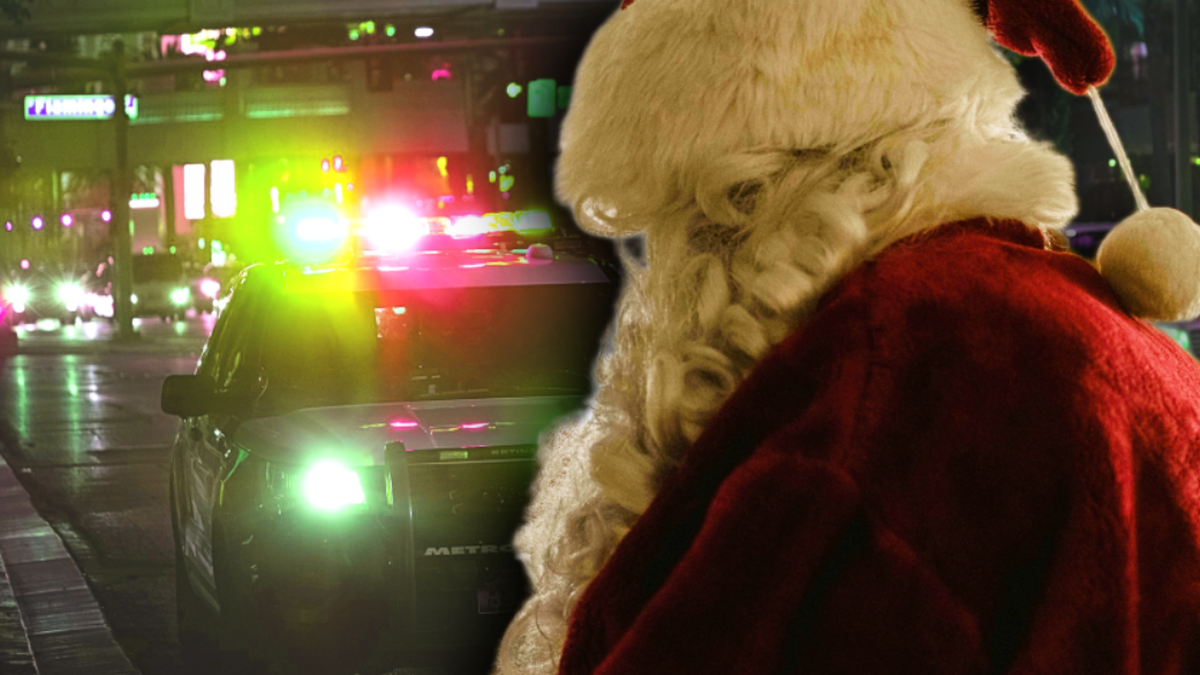 Obrabowali sklep w strojach mikołajów. Wszystko rozdali innym