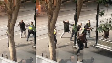 Nożownik zaatakował przechodniów w Melbourne. Jedna osoba nie żyje, dwie ranne