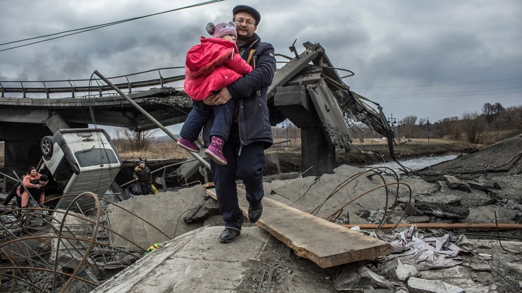 Wojna w Ukrainie. Resort energetyki: z powodu wojny ponad 720 tys. ludzi jest bez prądu