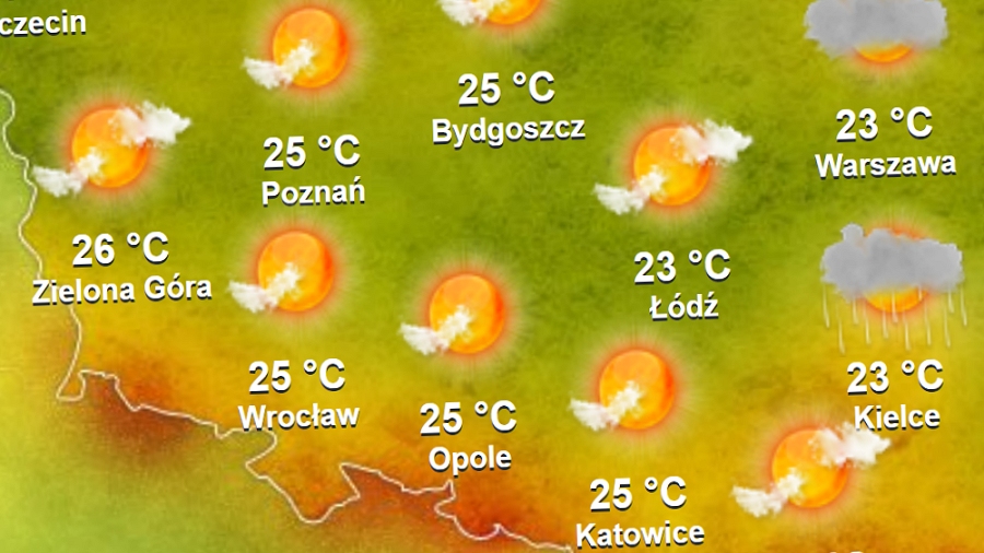 02.09.2018 10:00 Prognoza 16-dniowa: Jaka pogoda będzie w pierwszej połowie września?