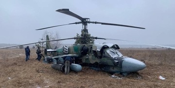 Rosyjski śmigłowiec bojowy K-52 zestrzelony. Strącił go pocisk Stinger [RELACJA]