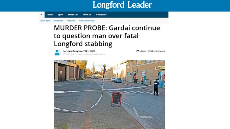 31-letni Polak zamordowany w Irlandii. Zadano mu kilka ciosów nożem