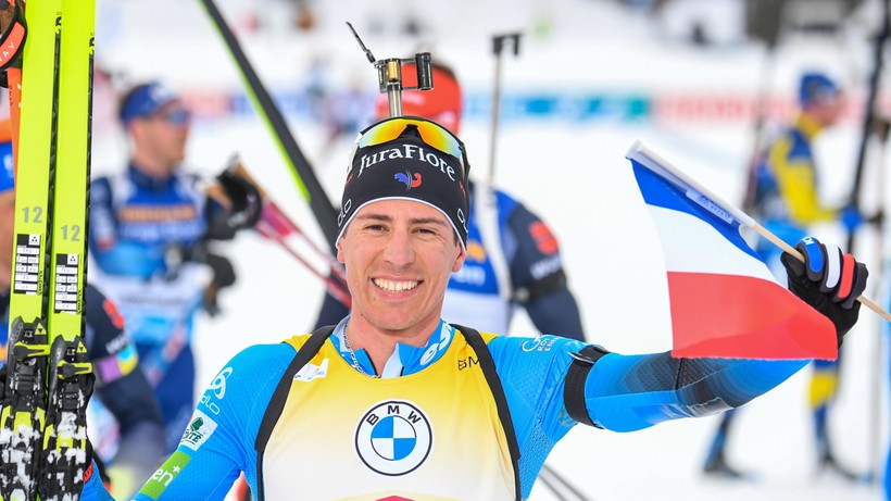 PŚ w biathlonie: Kolejna wygrana i mała Kryształowa Kula Fillon Maillet