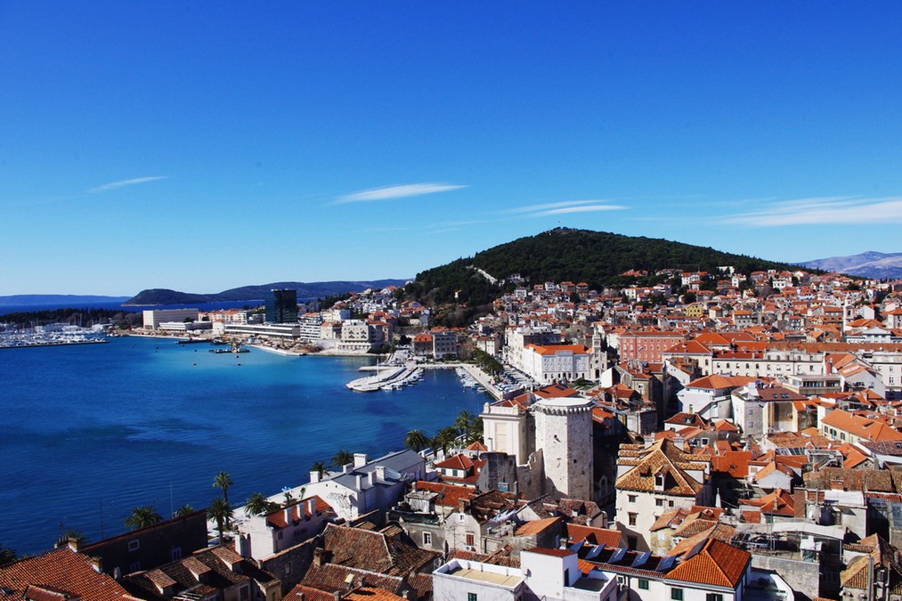 Split city in Croatia