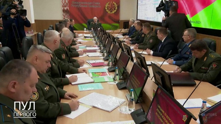 Łukaszenka oskarżył Ukrainę o plany ataku. Rosja i Białoruś gromadzą wojska