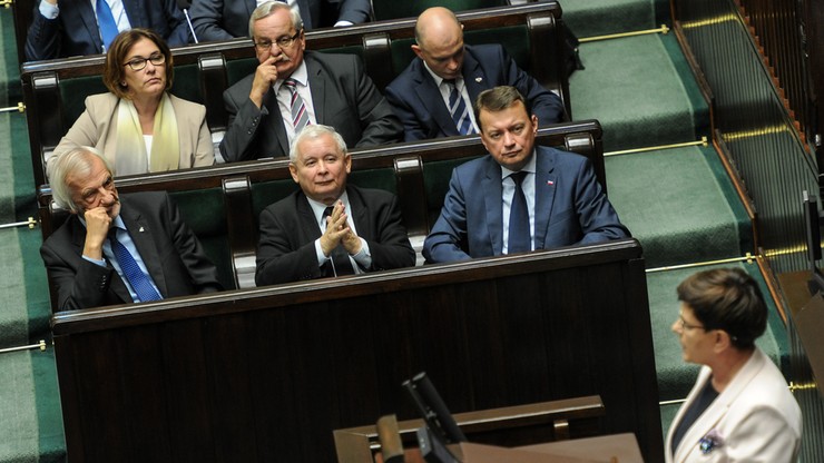 "Grupy interesów i afery, które przez te 8 lat przetoczyły się przez Polskę, są niebotyczne" - premier w Sejmie