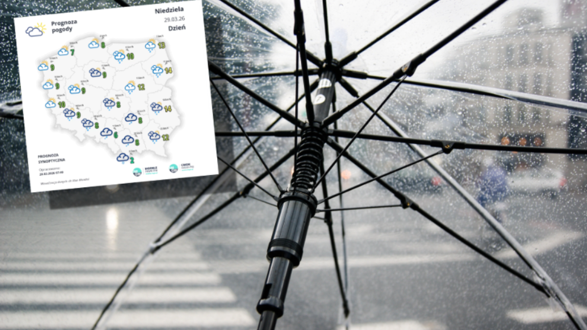 Pogoda na weekend nie rozpieszcza. Konieczne będą parasole