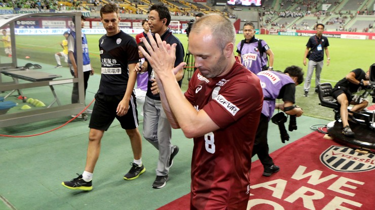 Nieudany debiut Iniesty w barwach Vissel Kobe