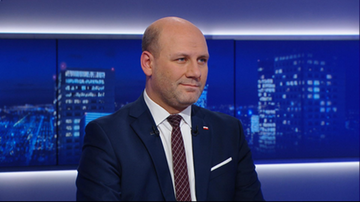 Szymon Szynkowski vel Sęk w programie "Gość Wydarzeń"