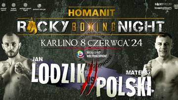 Rewanż za najlepszą walkę 2023 roku w Polsce! Przed nami kolejna gala Homanit Rocky Boxing Night