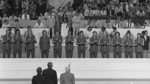 Polscy siatkarze - mistrzowie olimpijscy z Montrealu