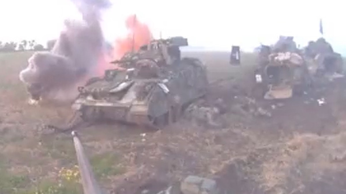 Ukraina. Rosjanie niszczą zachodni sprzęt. Straty pojazdów Bradley i czołgów Leopard 2