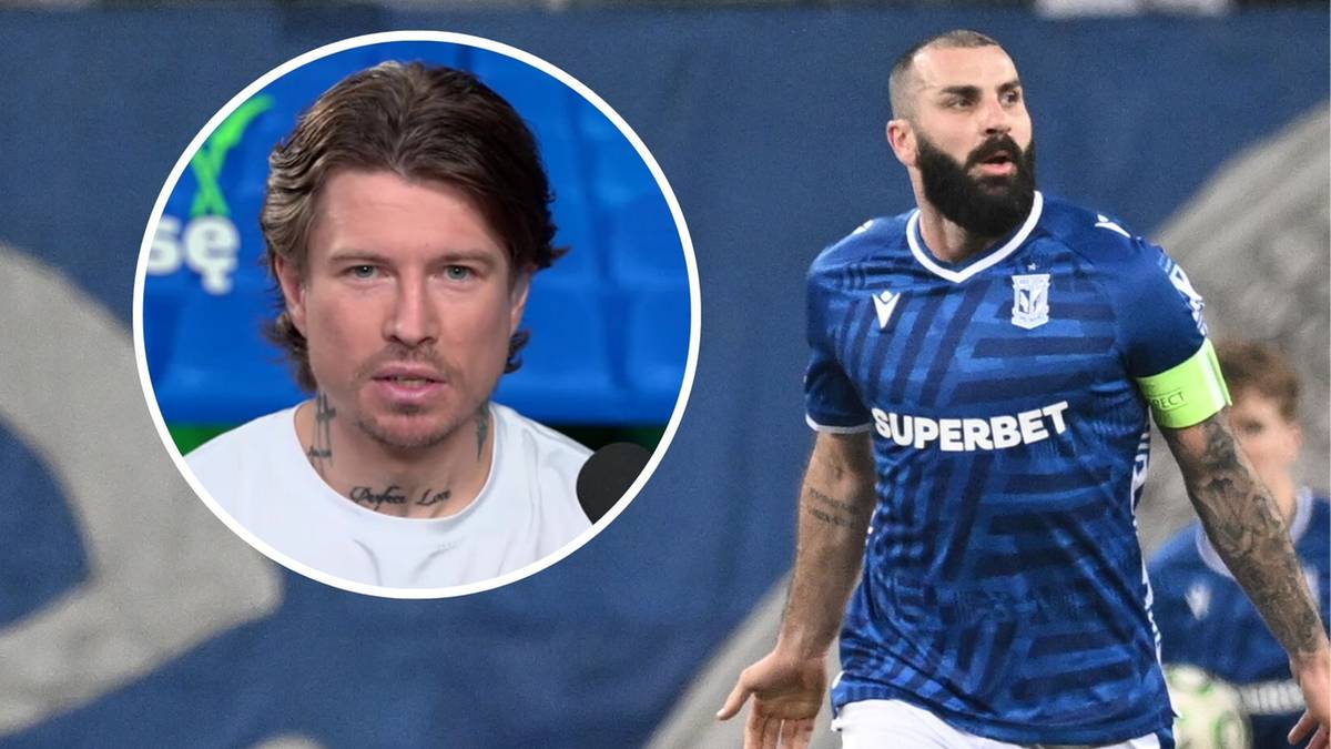 Fragmenty z wypowiedzi Jakuba Koseckiego i zdjęcie zawodnika Lecha Poznań.