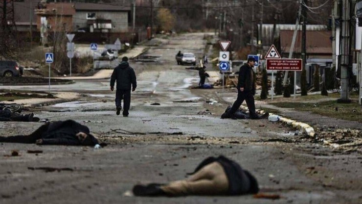 Wojna w Ukrainie. Szef MSZ Ukrainy: masakra w Buczy była zamierzona