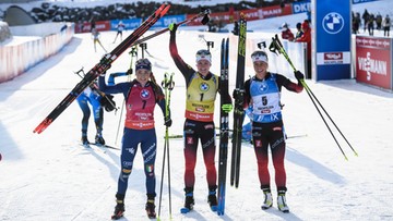 PŚ w biathlonie: Marte Olsbu Roeiseland wygrała w Hochfilzen