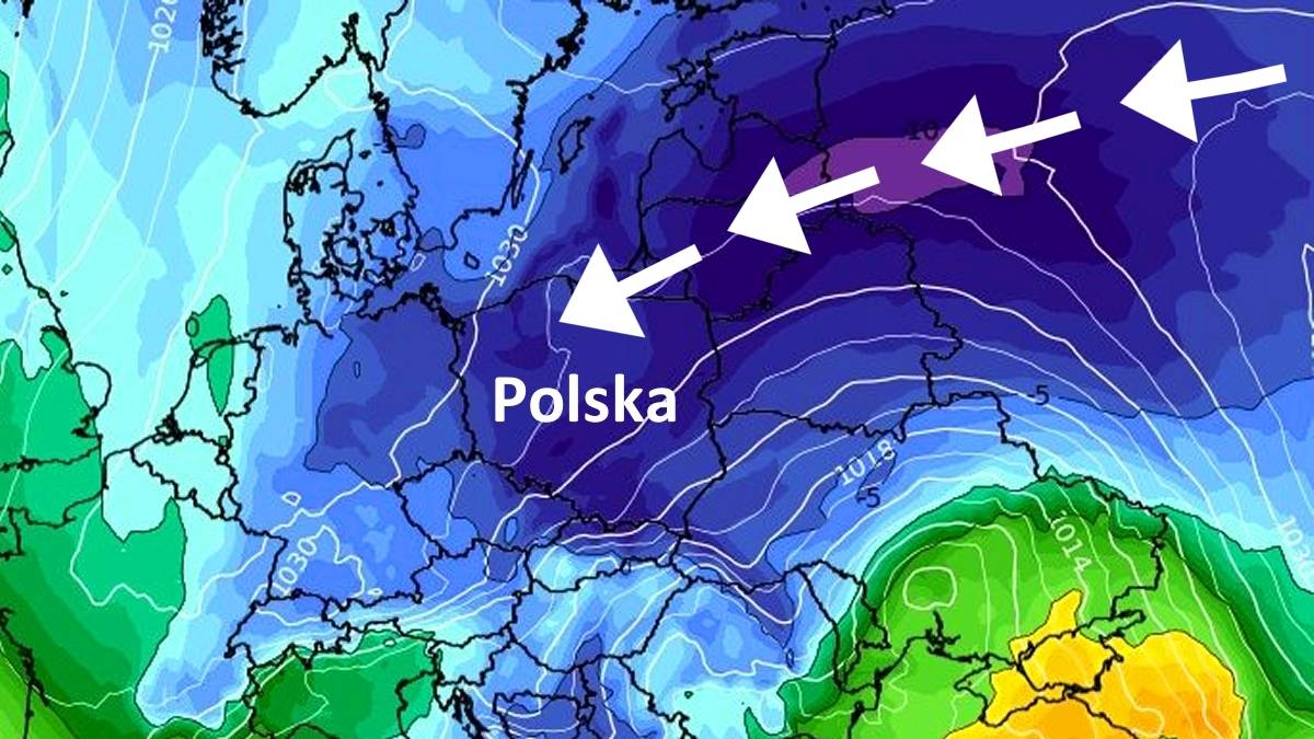 Kolor niebieski na mapie anomalii temperatury oznacza przymrozki. Fot. wxcharts.com