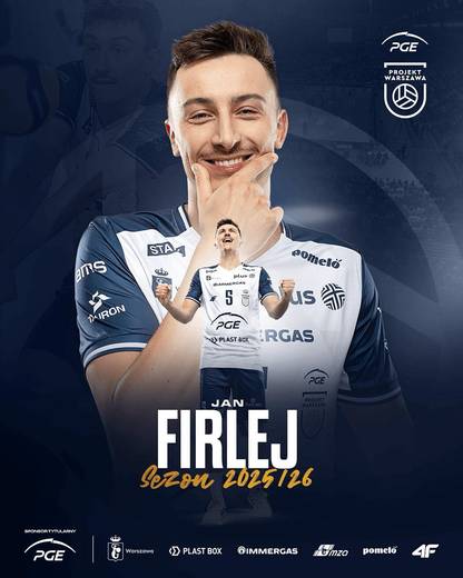 PGE Projekt Warszawa - skład na nowy sezon 2025/2026. Siatkarze, trener, transfery