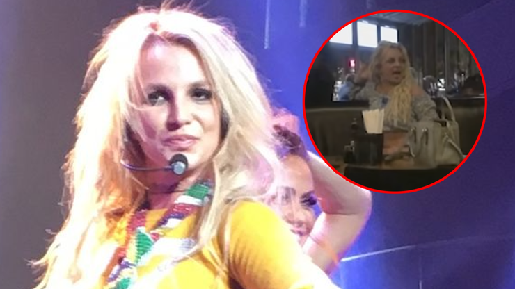 Britney Spears wściekła w restauracji. Gwiazda została nagrana
