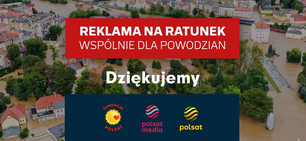 Reklam na ratunek. Wspólnie dla powodzian.