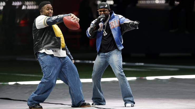 Kendrick Lamar wystąpił podczas Halftime Show