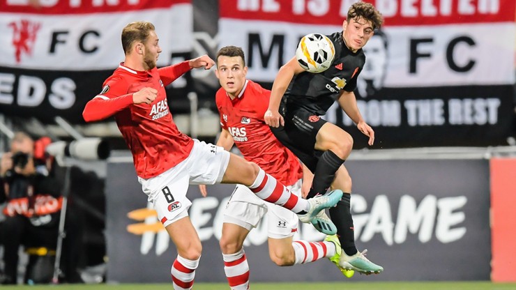 Liga Europy: Bezbarwny Manchester United uratował remis w Alkmaar