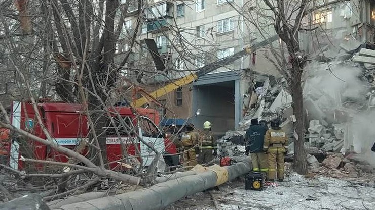Wybuch gazu w bloku w Rosji. Siedem ofiar śmiertelnych, 40 zaginionych