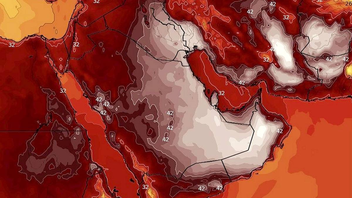 Tak gorąco od początku tego roku jeszcze nie było. Fot. Wxcharts.com