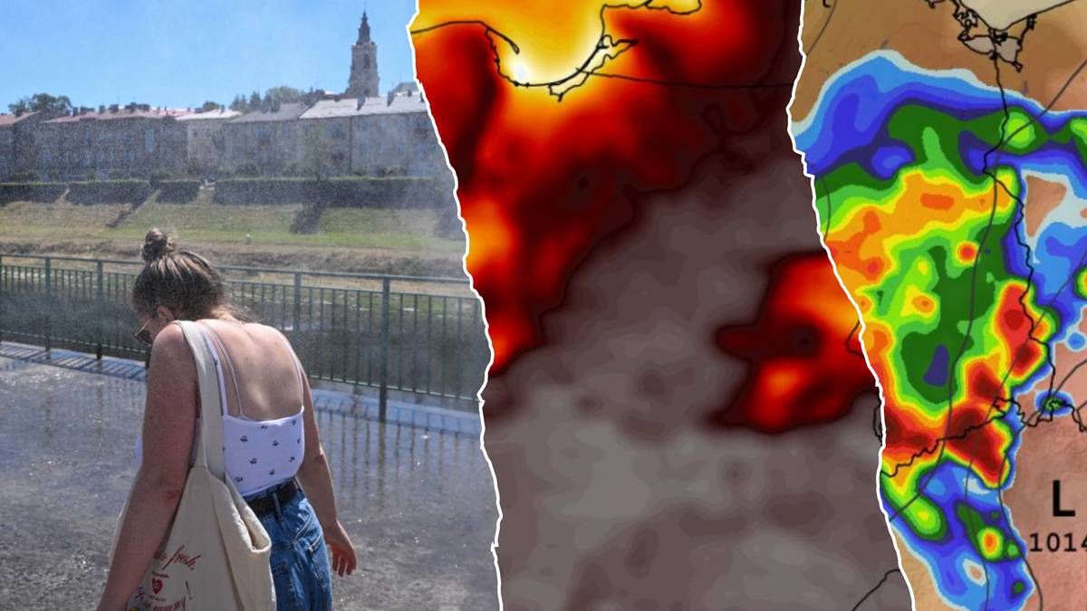 Ekstremalne upały w Polsce w weekend — czerwone ostrzeżenia i burze z gradem