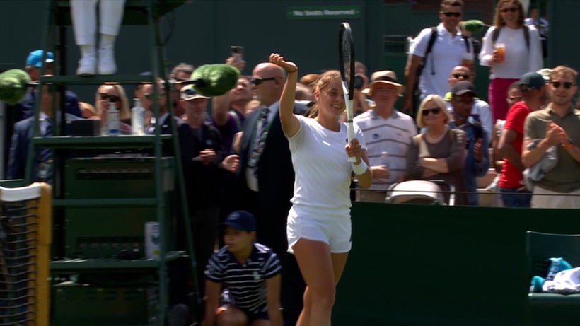 Wimbledon: Maja Chwalińska w drugiej rundzie! Kapitalny występ Polki
