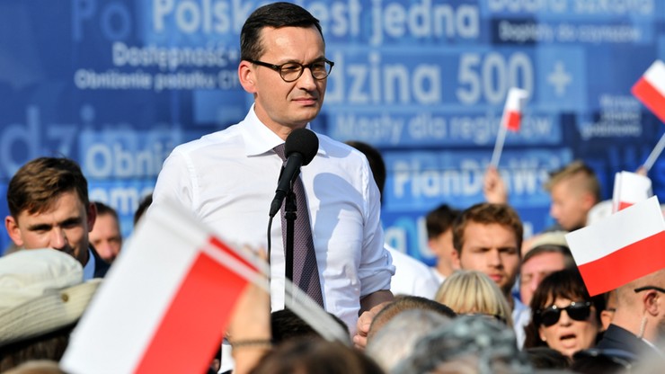 Premier w Łowiczu: jesteśmy dla Polski, by nasz kraj był bardziej solidarny i sprawiedliwy