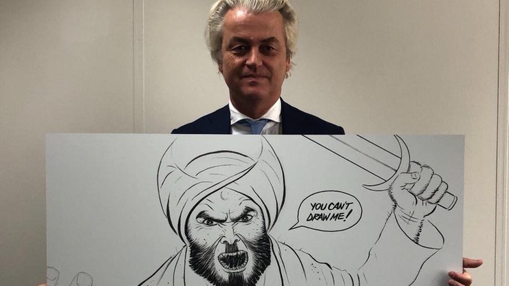 Prawicowy holenderski polityk z powodu gróźb zrezygnował z organizowania konkursu karykatur Mahometa