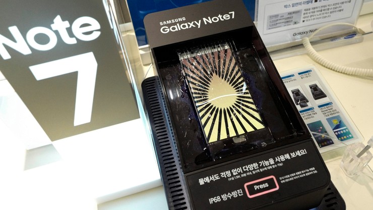 Samsung zawiesił tymczasowo produkcję telefonu Galaxy Note 7